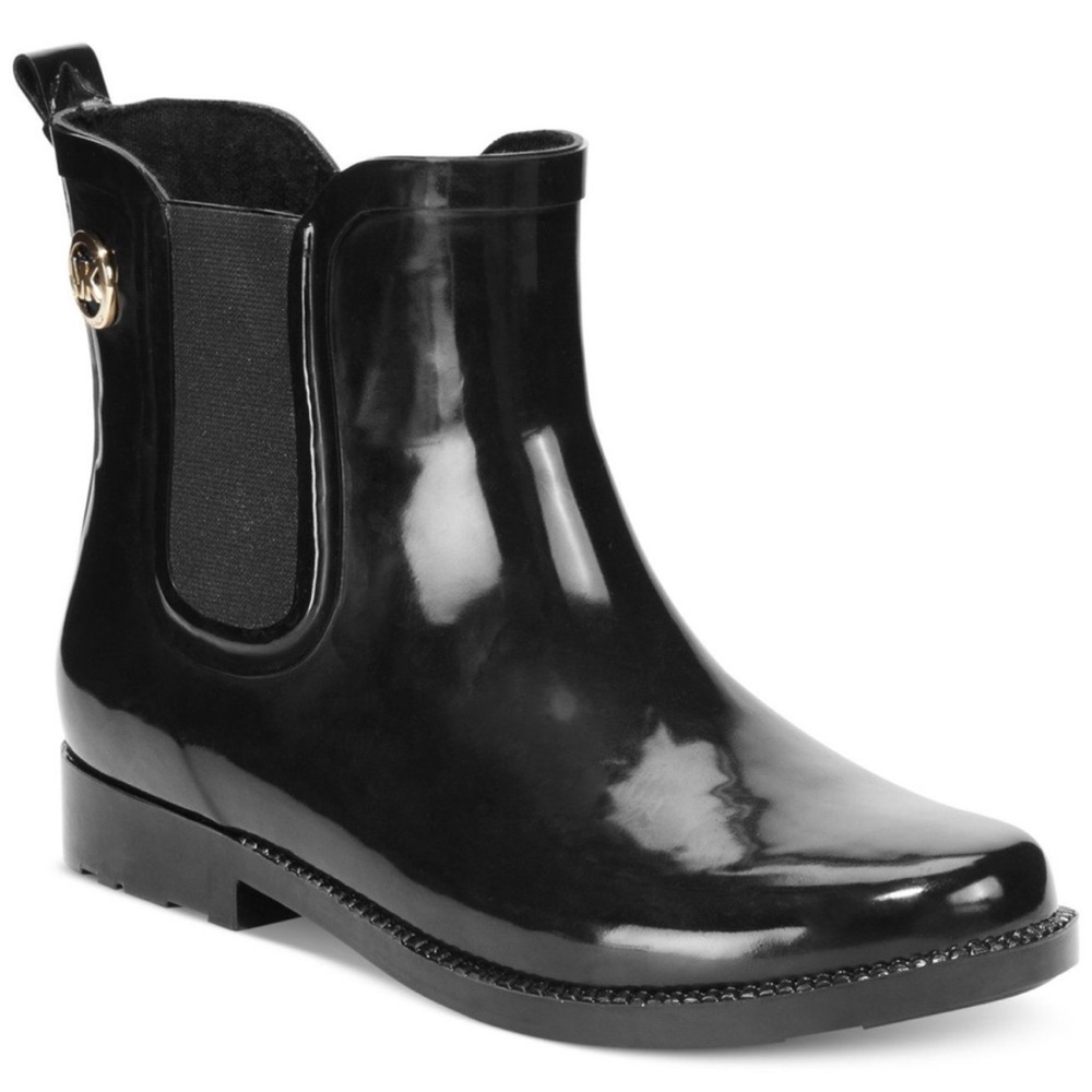 Michael Kors Women’s Black Ankle Rain Boots